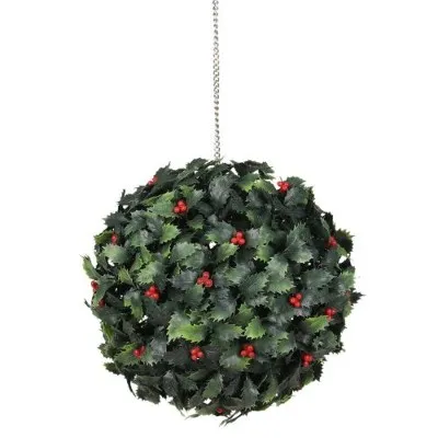 Mākslīgās plastmasas mākslīgās buksuss bumbiņu iekārta veikala dekorēšanai